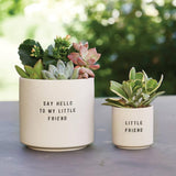 Ceramic Planting Pots - Set of 2: Material