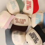 Make Heaven Crowded Embroidery Baseball Cap