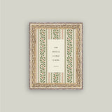 A Child is Born Framed Antique Art
