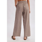 Plaid Patch Pocket Pants
