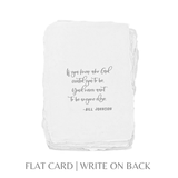 God Created You To Be Greeting Card