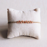 Macramé Gemstones Bracelet | Old Pink