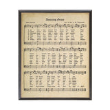 Amazing Grace Hymn: Black Frame