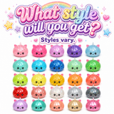 Unicorn Mystery Dumpling Squishy Toy