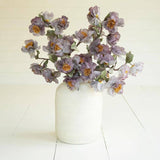 Purple Matte Floral Stem