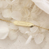 Proverbs 31 Bracelet: Yellow Gold