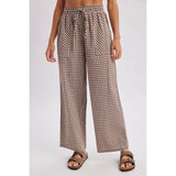 Plaid Patch Pocket Pants