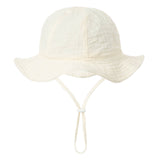 Muslin Baby Bucket Hat: Multiple Colors