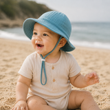Muslin Baby Bucket Hat: Multiple Colors