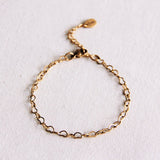 Fine Heart Chain Bracelet