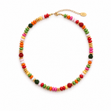 Festive Color Bead Necklace