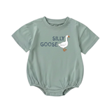 Organic Cotton Bubble Romper Silly Goose