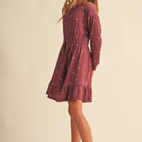 Tween Kids Girls Knit Long Sleeve Dress
