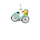 Bicycle Glass Shaped Ornament
