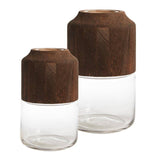 Wood Accent Vases