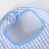 Blue Gingham 'Birthday Boy' Bib