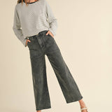 Paneled Stretch Pants | Black
