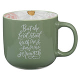 Mug Green The Lord Stood With Me