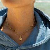 Radiant Cross Necklace