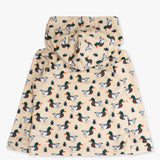 Boys Mallard Marsh Duck Performance Hooded Shirt: Off-White