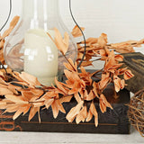 Wreath Herb Leaves Tea Stain