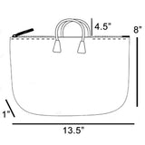 Straw Woven Half Moon Round Top Handle Bag