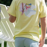 Big Canoe SS Pocket Tee Yellow