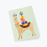 Llama Birthday Card