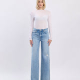 Kris Super High Rise Baggy Wide Leg Jeans