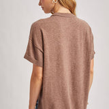 Crew Neck Knit T-shirt