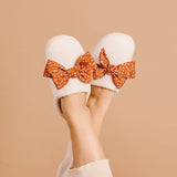 Fuzzy Slippers | Betty Bow Fall Flora