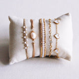 Fine Heart Chain Bracelet