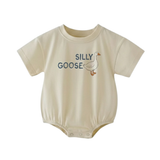 Organic Cotton Bubble Romper Silly Goose