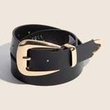 Smooth Vegan Leather Belt