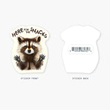 Here for the snacks Sticker