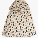 Boys Mallard Marsh Duck Performance Hooded Shirt: Off-White