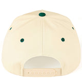 Happy Camper Two Tone Trucker Hat: Dark Green