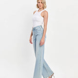 Alexa High Rise Full Length Wide Leg Jeans