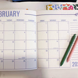 Jardin Floral 2026 Monthly Planner