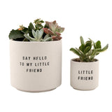 Ceramic Planting Pots - Set of 2: Material