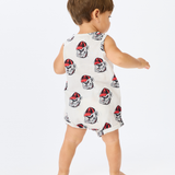 The Georgia Bulldogs Unisex Henley Onesie