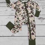 Hunting Camouflage Printed Baby Zippy