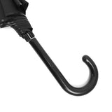 See-Thru-Bubble Wind-Resistant Premium Clear Umbrella: Black