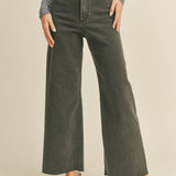Straight Wide Leg Denim Pants | Assorted Colors