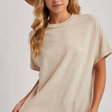 Crew Neck Knit T-shirt