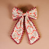 Fancy Frills Hair Bow | Everbloom Dusty Rose