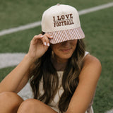 I Love Knowing Absolutely Nothing About Football Striped Hat