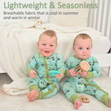 Bamboo Baby Convertible Zipper Pajama Golf A Round: Newborn