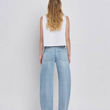 Sauve High Rise Barrel Leg Jeans