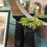 Mini Boxwood Wreath Candle Ring